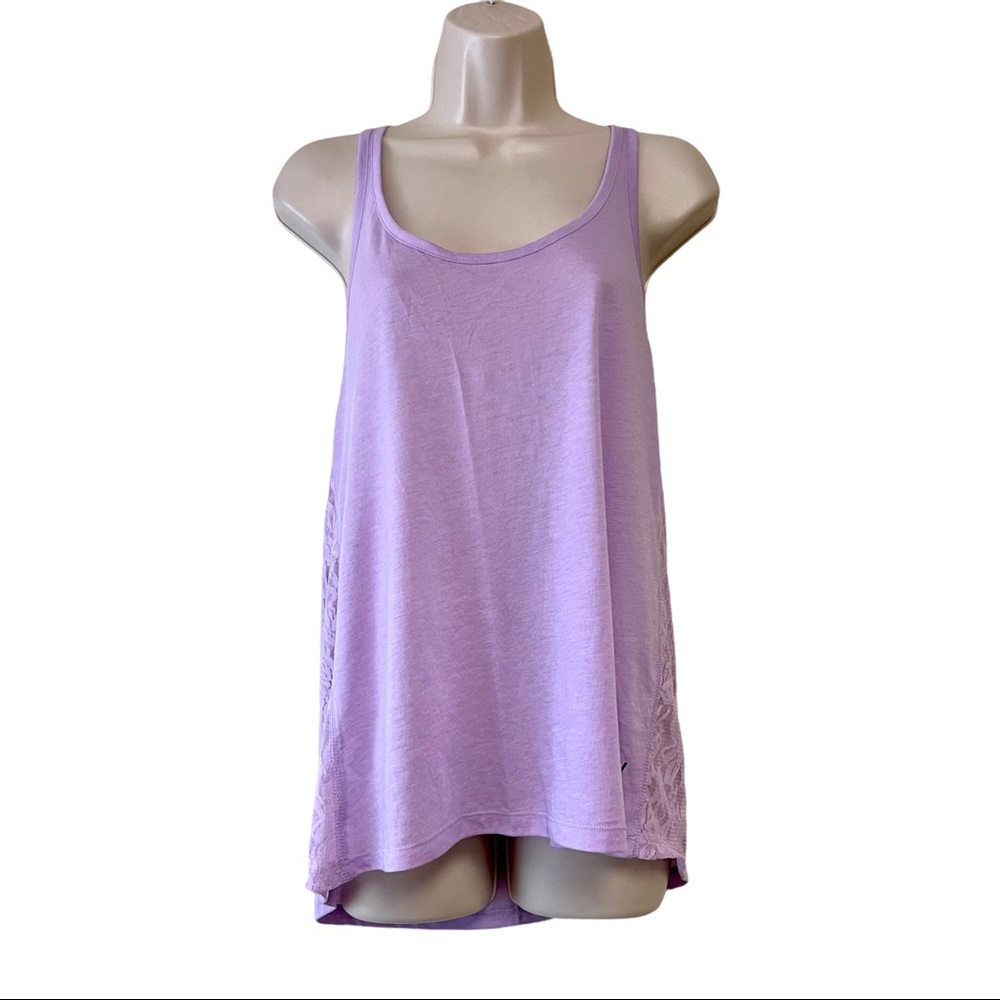 Victoria’s Secret Pink Lavender Purple Racerback Tank Top Sz Large